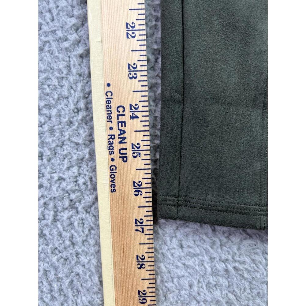 SPANX Faux Suede Leggings High Waisted Hunter Green Size S fits a XS - Picture 9 of 14